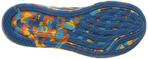 Asics Gel-Noosa Tri 13, Road Running Shoe Hombre, Digital Aqua/Marigold Orange, 47 EU