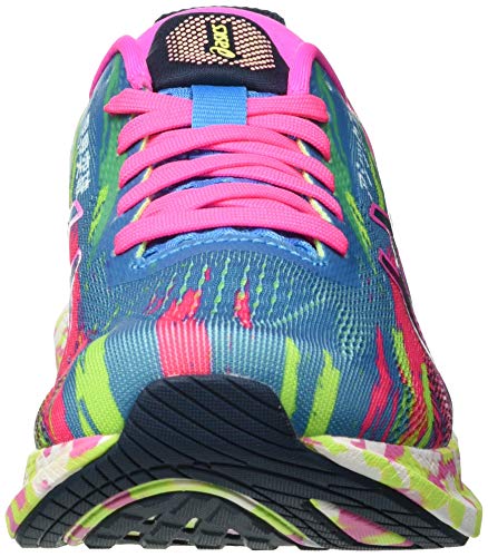 Asics Gel-Noosa Tri 13, Road Running Shoe Mujer, Digital Aqua/Hot Pink, 39.5 EU