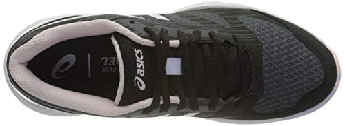 Asics Gel-Padel Exclusive 6, Indoor Court Shoe Mujer, Black/Pink Salt, 39 EU