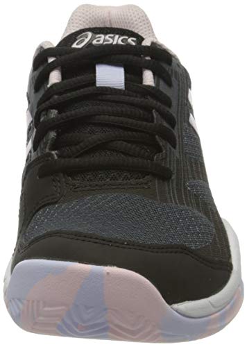 Asics Gel-Padel Exclusive 6, Indoor Court Shoe Mujer, Black/Pink Salt, 39 EU