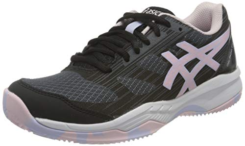 Asics Gel-Padel Exclusive 6, Indoor Court Shoe Mujer, Black/Pink Salt, 39 EU