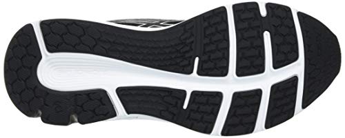 Asics Gel-Pulse 12, Road Running Shoe Mujer, Black/White, 42.5 EU