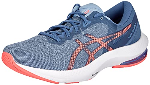 Asics Gel-Pulse 13, Zapatillas para Correr Mujer, Storm Blue/Blazing Coral, 37 EU