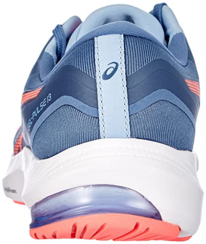 Asics Gel-Pulse 13, Zapatillas para Correr Mujer, Storm Blue/Blazing Coral, 38 EU