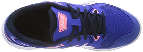 Asics Gel-Rocket 10, Zapatillas de vóleibol Mujer, Lapis Lazuli Blue/White, 37.5 EU