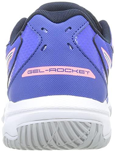 Asics Gel-Rocket 10, Zapatillas de vóleibol Mujer, Lapis Lazuli Blue/White, 37.5 EU