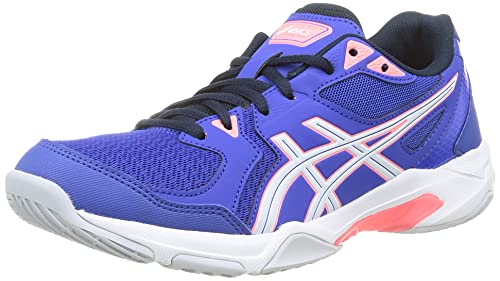 Asics Gel-Rocket 10, Zapatillas de vóleibol Mujer, Lapis Lazuli Blue/White, 37.5 EU