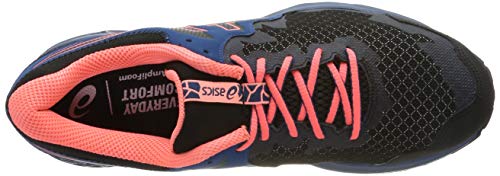 Asics Gel-Sonoma 4, Zapatillas de Running Mujer, Negro (Black/Sun Coral 003), 38 EU