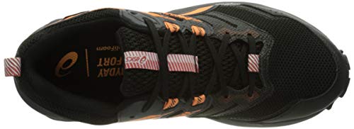 Asics Gel-Sonoma 6 G-TX, Trail Running Shoe Mujer, Black/Sun Peach, 44.5 EU