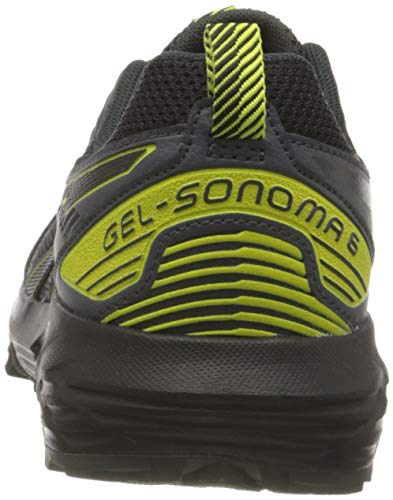 Asics Gel-Sonoma 6, Trail Running Shoe Hombre, Graphite Grey/Sour Yuzu, 44 EU