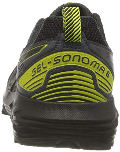 Asics Gel-Sonoma 6, Trail Running Shoe Hombre, Graphite Grey/Sour Yuzu, 44 EU