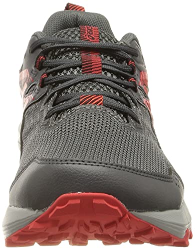 Asics Gel-Sonoma 6, Zapatillas para Carreras de montaña Hombre, Carrier Grey/Electric Red, 43.5 EU