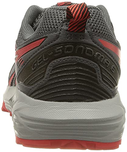 Asics Gel-Sonoma 6, Zapatillas para Carreras de montaña Hombre, Carrier Grey/Electric Red, 43.5 EU