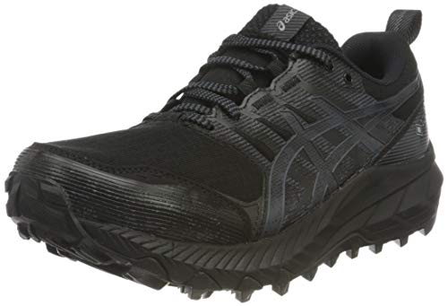 Asics Gel-Trabuco 9 G-TX, Trail Running Shoe Mujer, Black/Carrier Grey, 37.5 EU