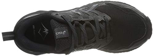 Asics Gel-Trabuco 9 G-TX, Trail Running Shoe Mujer, Black/Carrier Grey, 40.5 EU