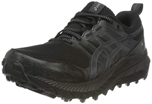 Asics Gel-Trabuco 9 G-TX, Trail Running Shoe Mujer, Black/Carrier Grey, 40.5 EU