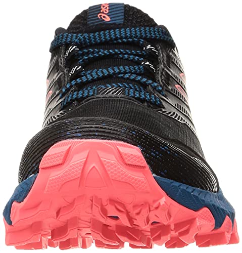 ASICS Gel-Trabuco 9, Zapatillas de Running Mujer, Black Blazing Coral, 37.5 EU
