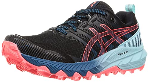 ASICS Gel-Trabuco 9, Zapatillas de Running Mujer, Black Blazing Coral, 37.5 EU