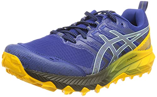 ASICS Gel Truco 9, Zapatillas para Carreras de montaa Hombre, Monaco Blue Clear Blue, 42.5 EU