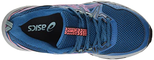 Asics Gel-Venture 8, Trail Running Shoe Mujer, Deep Sea Teal/Blazing Coral, 36 EU