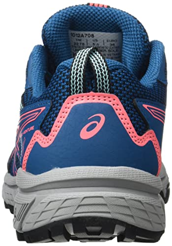 Asics Gel-Venture 8, Trail Running Shoe Mujer, Deep Sea Teal/Blazing Coral, 36 EU