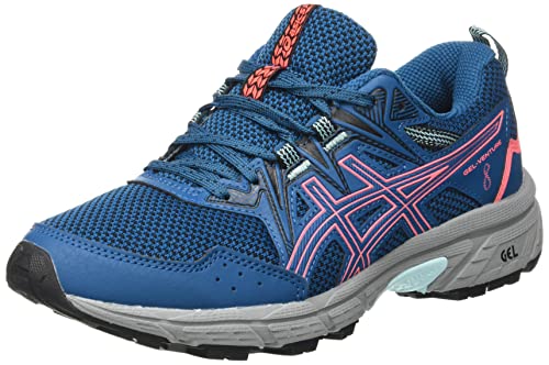 Asics Gel-Venture 8, Trail Running Shoe Mujer, Deep Sea Teal/Blazing Coral, 36 EU