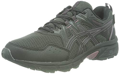 Asics Gel-Venture 8 Waterproof, Trail Running Shoe Mujer, Black/Grape, 37 EU