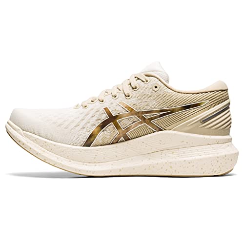 ASICS Glide Ride 2 - Zapatillas de deporte para mujer, color beige/marrón, talla US 8,5 | EU 40 2021