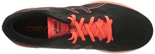 Asics Glideride Tokyo, Road Running Shoe Hombre, Black/Sunrise Red, 41.5 EU