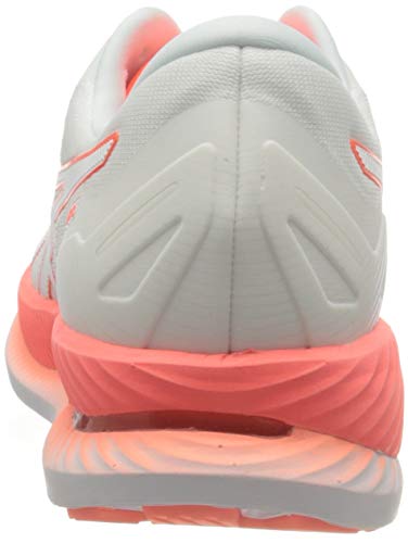 Asics Glideride Tokyo, Road Running Shoe Mujer, White/Sunrise Red, 39 EU