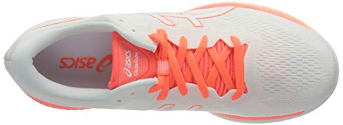 Asics Glideride Tokyo, Road Running Shoe Mujer, White/Sunrise Red, 39.5 EU