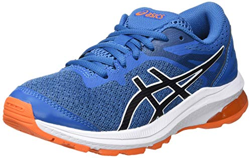 Asics GT-1000 10 GS, Road Running Shoe, Reborn Blue/Black, 35 EU