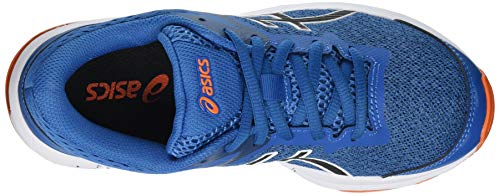 Asics GT-1000 10 GS, Road Running Shoe, Reborn Blue/Black, 35 EU