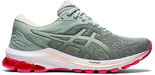 Asics GT-1000 10, Road Running Shoe Mujer, Lichen Rock/Champagne, 37.5 EU