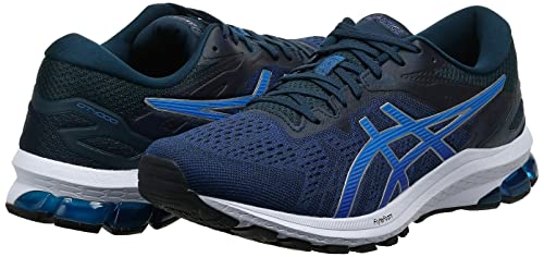 Asics GT-1000 10, Running Shoe Hombre, Monaco Blue/Electric Blue, 42.5 EU