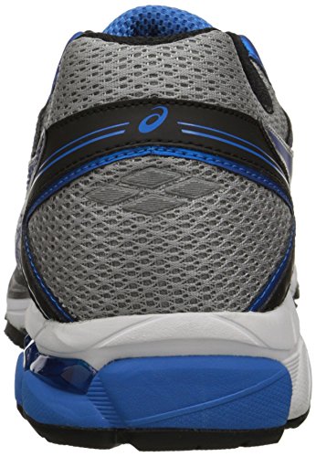 ASICS GT-1000 4 - Zapatillas de hombre para correr, Plateado (Plateado/azul eléctrico/negro.), 44.5 EU