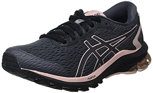 Asics GT-1000 9 G-TX, Road Running Shoe Mujer, Carrier Grey/Ginger Peach, 36 EU