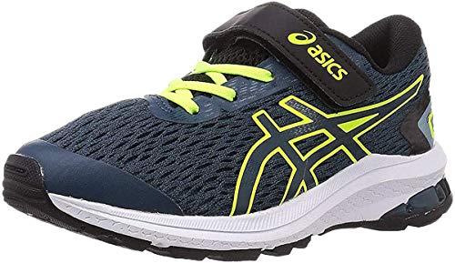 Asics Gt-1000 9 PS, Sneaker, Magnetic Blue/Safety Yellow, 33 EU