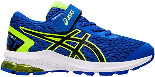 Asics GT-1000 9 PS, Walking Shoe Hombre, Tuna Blue/Black, 32 EU