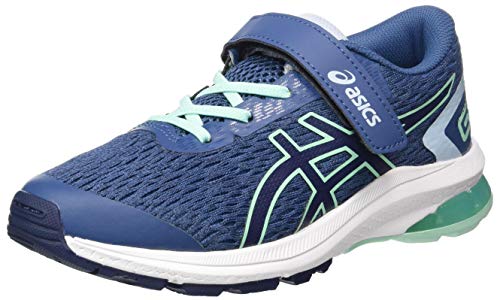 Asics GT-1000 9 PS, Zapatos para Correr Unisex niños, Grand Shark/Peacoat, 31.5 EU