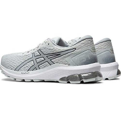 Asics GT-1000 9, Walking Shoe Unisex Adulto, White/Pure Silver, 32 EU