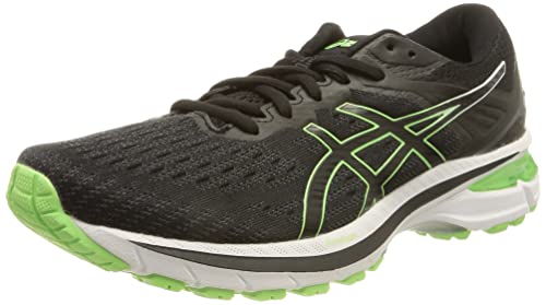 Asics GT-2000 9, Zapatillas para Correr Hombre, Black/Bright Lime, 41.5 EU