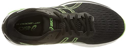 Asics GT-2000 9, Zapatillas para Correr Hombre, Black/Bright Lime, 41.5 EU
