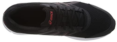 Asics Jolt 3, Running Shoe Hombre, Black/Electric Red, 44.5 EU