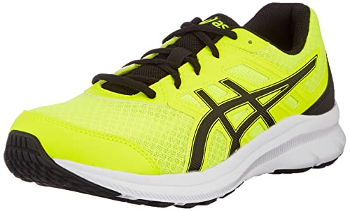 ASICS Jolt 3, Zapatillas de Correr por Carretera. Hombre, Seguridad Amarilla y Negra, 44 EU