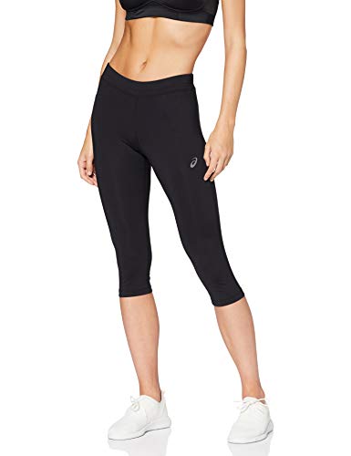 ASICS Knee Tight Mallas, Mujer, Negro (Performance Black), XS