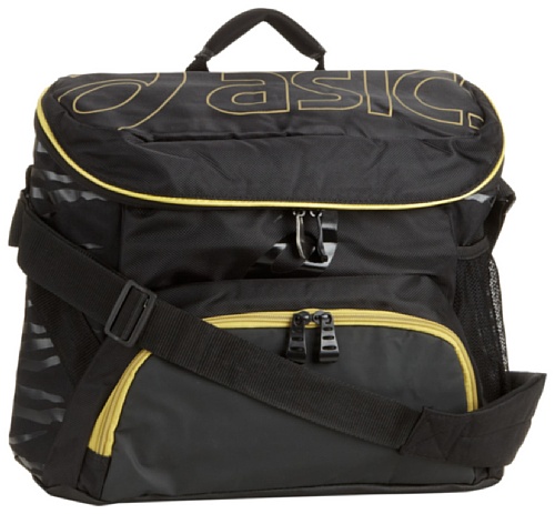 Asics Lite-Ning - Bolso Bandolera, Color Negro