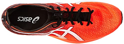 ASICS Magic Speed, Zapatilla para Correr en Carretera Hombre, Sunrise Red/White, 42.5 EU