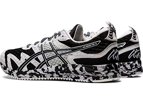 ASICS Men's Gel-Noosa Tri 12 Running Shoes, 9M, Black/White
