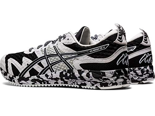 ASICS Men's Gel-Noosa Tri 12 Running Shoes, 9M, Black/White